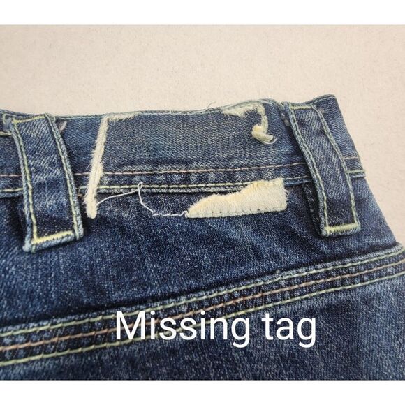 Coogi Jeans Mens 38 X 34 Baggy Y2K Jeans Blue Wide Leg Skater Grunge Hip Hop VTG - Picture 7 of 15